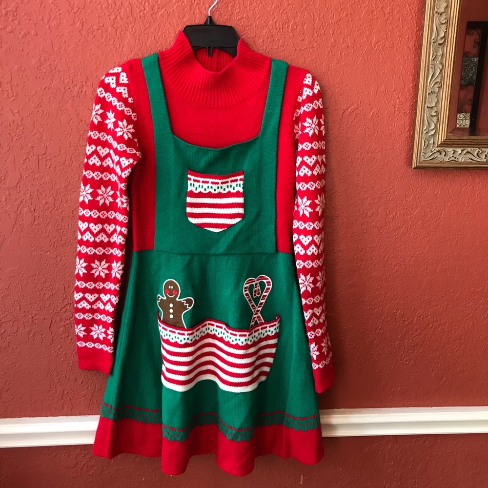 Christmas sweater dress
